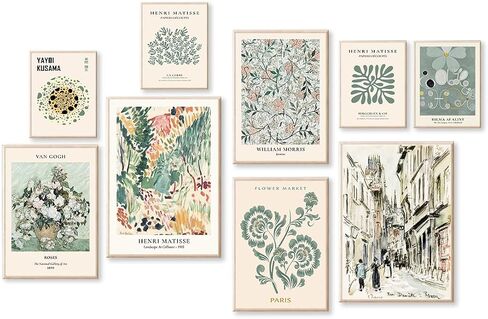 KBKBART Green Lucky Poster Set of 12, Retro Sage Green Playing Card Wall Art, Trendy Green Wall Decor Aesthetic Pictures, Poker Room Decor, Funky Ace Card Prints Queen of Hearts Decor, Lucky You Poster for Bedroom Dorm Decor - UNFRAMED in Saudi Arabia