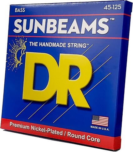 DR Strings NMR5-130 Sunbeam Nickel Plated Bass Strings, Medium to Heavy 5-String, 45-130 in Kuwait