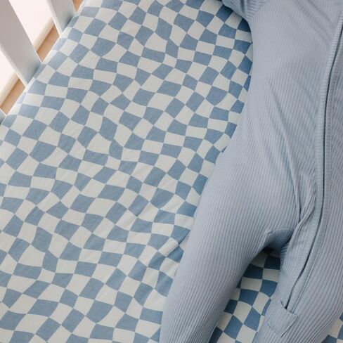 Premium Fitted Knit Crib Sheet/Toddler Sheet "Nova" by Copper Pearl in Saudi Arabia