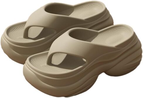 Comfy Flip Flops for Women Lightweight Thicken Sole Slippers Non-Slip Shower Bathroom Beach Slides Sandals 2025 in Saudi Arabia