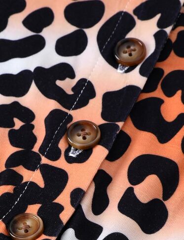 Patpat 3 Pack Girls Phemsuits Solid Color Floral Print Button Downlyless Belesuits bants romper الطويل مع جيوب 5-12y in Kuwait