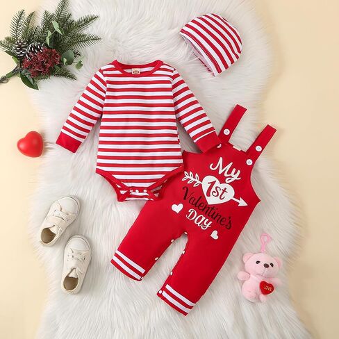 Vinuoker Baby Boy My First My Oirft My First My 3PCS Newborn Boy Cloths in Kuwait