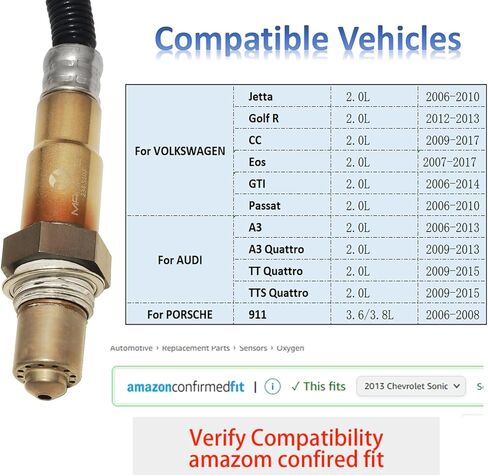 خروف البحر 234-4076 234-4005 مستشعر O2 المنبع لكرايسلر سيبرينغ تاون آند كانتري، دودج داكوتا جراند كارافان رام 1500 2500 3500، جيب جراند شيروكي رانغل، بليموث جراند فوييجر 1995-2001 in Kuwait