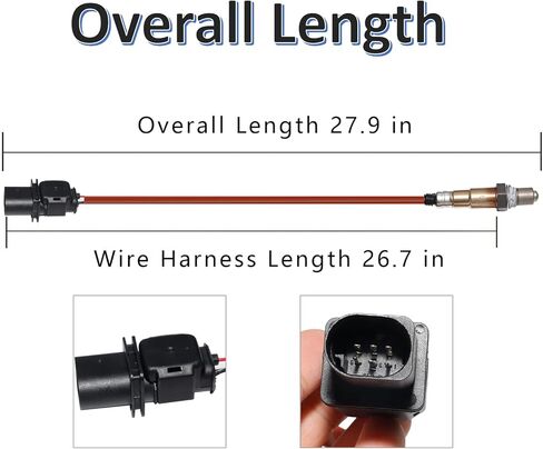 خروف البحر 234-4076 234-4005 مستشعر O2 المنبع لكرايسلر سيبرينغ تاون آند كانتري، دودج داكوتا جراند كارافان رام 1500 2500 3500، جيب جراند شيروكي رانغل، بليموث جراند فوييجر 1995-2001 in Kuwait