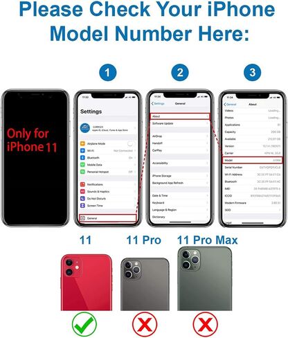 Camera Lens Glass Replacement for iPhone 11, GVKVGIH Back Camera Glass Lens Replacement with Pre-Installed Adhesive,Repair Tool Kit and Installation Manual in Saudi Arabia