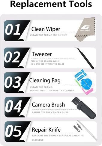 Camera Lens Glass Replacement for iPhone 11, GVKVGIH Back Camera Glass Lens Replacement with Pre-Installed Adhesive,Repair Tool Kit and Installation Manual in Saudi Arabia