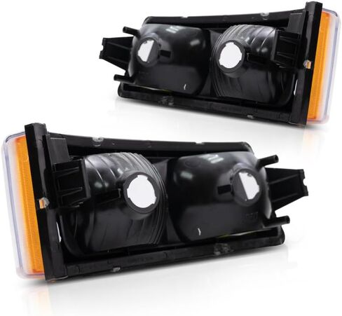 CarLights360: For 2005 2006 Chevy Silverado 1500 HD Turn Signal/Parking Light Assembly Driver and Passenger Side Pair CAPA Certified Type 2 | GM2520185 GM2521185 in Saudi Arabia