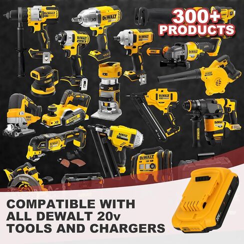 20V 2000mAh بطارية بديلة لأدوات حديقة DeWalt الكهربائية ، متوافقة مع الشاحن الأصلي Dewalt ، والتحمل المفرط ، ودرجة الحرارة ، والحماية الزائدة متعددة المراحل in Saudi Arabia