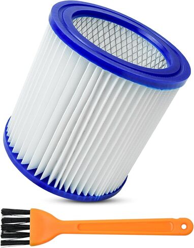 2Pcs Ash Vacuum Cartridge Filter Repalce 9032933 Compatible with Shop-Vac Workshop Vacuum Cleaner, Reusable Sweeper Filter in Kuwait