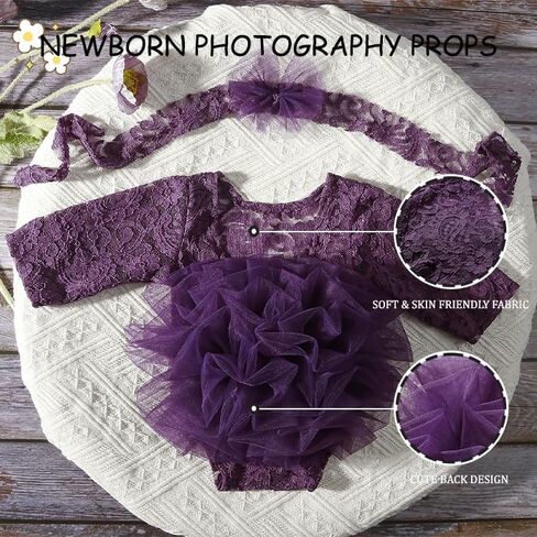 Lace Newborn Photography Outfits Girl Baby Photoshoot Props Newborn Lace Romper Baby Girl Photography Infant Photo Shoot Outfits in Saudi Arabia