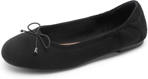 JustFab Womens Ballet Flats Shoes Foldable Round Toe Dress Shoes Comfortable Slip On Walking Flats Shoes Comfort Soft in Kuwait