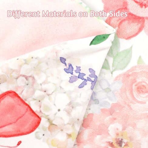 Newborn Lounger Cover for Girls Boys, Removable Soft Baby Lounger Cover 1 Pack, Reversible Infant Lounger Cover Fleece, Purple Floral (Only Cover) in Kuwait