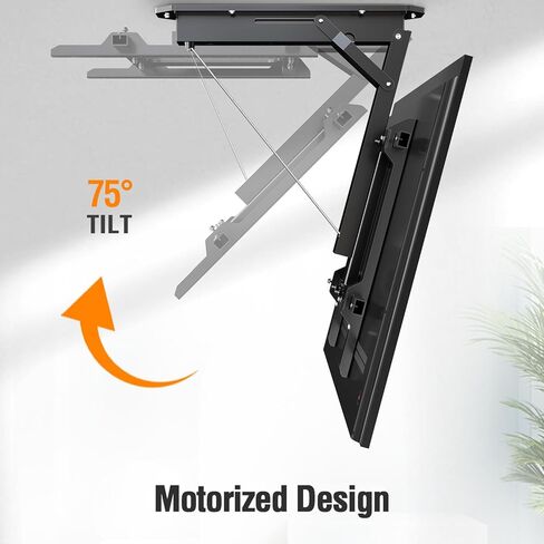 ELIVED Ceiling TV Mount for Most 37-75 Inch LED, LCD OLED Flat Curved TVs, Height Adjustable Full Motion TV Mount, Hanging TV Bracket Swivel and Tilt, Holds up to 110 lbs, Max VESA 600x400mm YD3016 in Kuwait