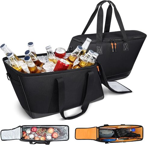 Benlari Saddlebag Cooler Bag, Insulated Saddle Bag Cooler Leakproof PVC 900D Oxford Motorcycle Insert Cooler Fit for Harley Touring Road Glide Street Glide Road King Electra Glide 1993-2024 (1 Bag) in Saudi Arabia