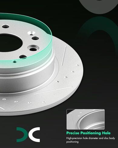 SCITOO Rear 12.32" Brake Pads and Rotors Kits Fit For Honda Odyssey 2005 2006 2007 2008 2009 2010 in Saudi Arabia