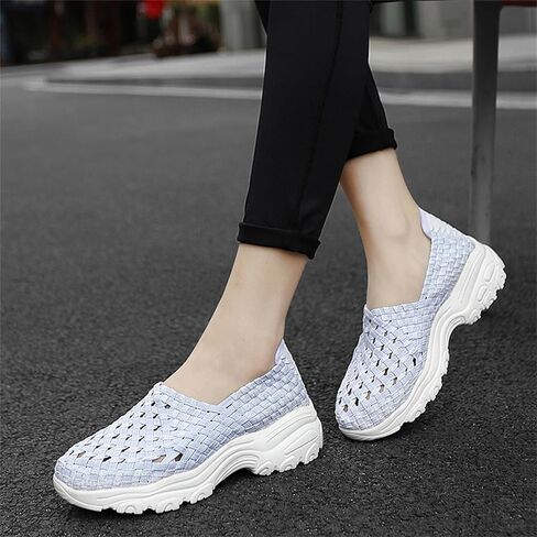 فيرودرز ، منصة ، منصة ، المنسوجة من منصة ، منصة ، ويدلز ، والنساء ، والنساء ، والنساء ، ومضخات الإسفين ، أحذية أزياء مريحة مصنوعة يدويًا in Kuwait