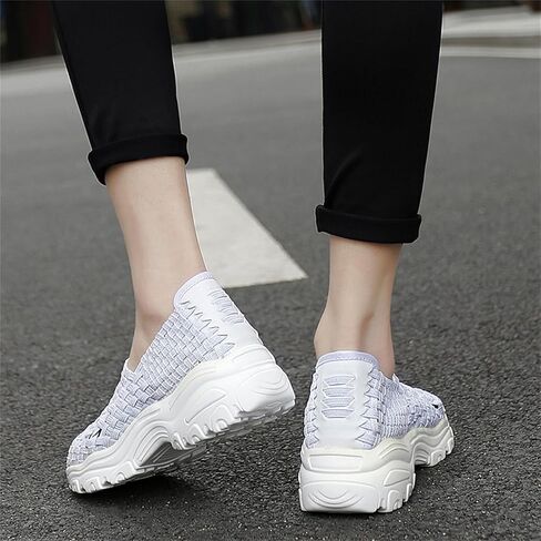 فيرودرز ، منصة ، منصة ، المنسوجة من منصة ، منصة ، ويدلز ، والنساء ، والنساء ، والنساء ، ومضخات الإسفين ، أحذية أزياء مريحة مصنوعة يدويًا in Kuwait