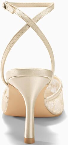 Coutgo Womens Rhinestone High Heels مغلق مصحوب إصبع القدمين بمضخات شبكية in Kuwait