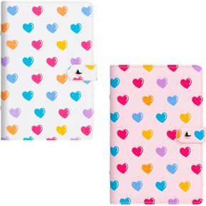 2Packs Veicevol 156 Pockets Photo Album for Fujifilm Instax Mini Camera, Polaroid Camera, Leather Cover, Photo Album for Instax Mini 12 11 9 40 90 8 7 Evo LiPlay Instant Camera, 2x3 Photo Album