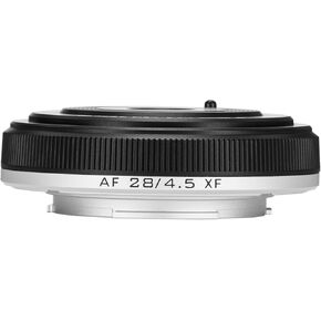 VILTROX 28mm F4.5 Pancake Lens for Fuji, Chips-Size AF Lens for X-Mount for Fujifilm X Mount, Prime Wide Angle Lens for Fujifilm X-T1 X-T10 X-T2 X-T20 X-T3 X-T4 X-T100 X-T200 X-T30 X-PRO02 XS10