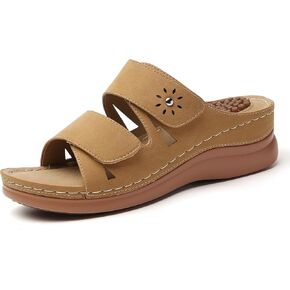 Tilocow Sandals Women Wedge Shoes - Orthopedic Comfortable Arch Support Platform Sandals for Women Wedge Summer Dressy Casual Bunion Breathable Shoes