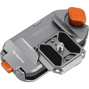 EQ38 Camera Backpack Clip, Quick Release Kit for Backpack Anti-Loose and Anti-Deflection Suitable for Nomal Cameras and Heavy Cameras