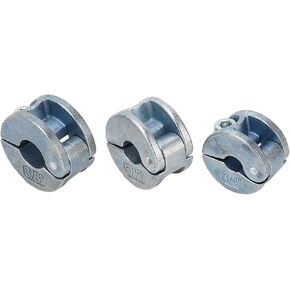 Drill Stopper Collars, 3PCS Drill Stop Bit Collar Set Drill Bit Depth Stop Collar Kit Zinc Alloy Drilling Limit Ring with Hex Shank Drill Bits