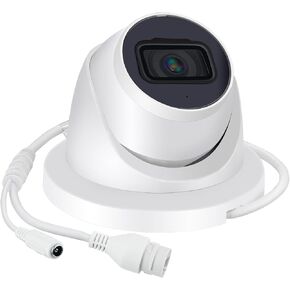Dahua 8MP IR Dome Security Camera مع الكشف عن الإنسان/المركبات-4K 30 إطارًا في الثانية ، IP67 ، POE ، 256GB SD ، MIC المدمج-كاميرا شبكة POE للمراقبة في الهواء الطلق 24/7 (DOME-8MP-NEW)