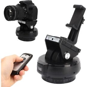 Electric Tripod Head, Upgrade Auto Face Tracking Tripod, Auto Rotating Panoramic Head Smartphone Camera Universal Stabilizer