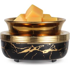 mocosa Ceramic Wax Melt Warmer Candle Wax Warmer 3-in-1 Wax Warmer for Scented Wax Burner Electric Wax Melter as Gifts for Mom Grandma Women…