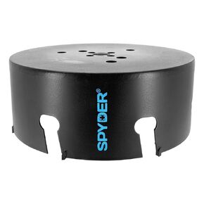 Spyder 6-3/8-Inch Diameter Carbide Tipped Hole Saw, for Fiber Cement Board, Wood, PVC, Plastic, Concrete Block, Ceramic Tile, and More (600117CF)