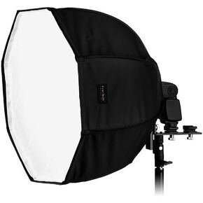 Fotodiox EZ-Pro Flash Softbox K50 20" (50 cm) Octagon for Nikon, Canon, Vivitar, Sunpack, Nissin Flash & more
