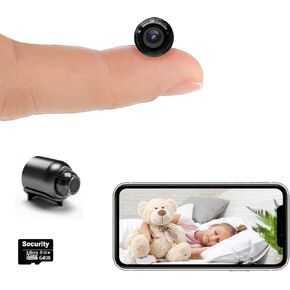 【Free 64G】Smallest Wireless WiFi Camera,HD1080P Mini Camera,Portable Security Camera,Smart Home Baby Monitor Camera with Night Vision,Motion Detection,Cloud Storage for Security with iOS/AndroidAPP