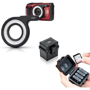 TG-7 TG-6 TG-5 Battery Case + LED Guide Ring for Olympus TG7 TG6 TG5 TG4 TG3 TG2