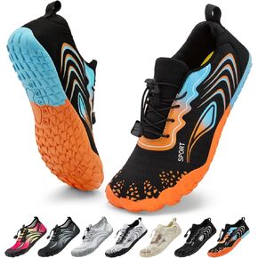 ATHMILE Water Shoes for Women Men Quick Dry Beach Barefoot Aqua Swim Shoes Non-Slip for Wading Rafting Hiking Kayaking