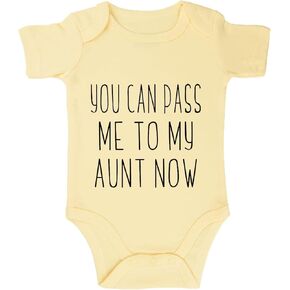 listery You Can Pass Me To My Aunt Now Bodysuit Aunties Bestie Bestie Baby Clothes Boy Girl Auntie Bodysuit