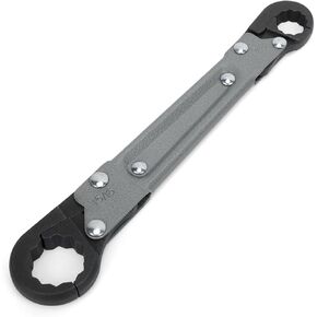 Plumbing Tools Angle Stop Wrench Kit, Angle-on Wrench Professional Plumber Wrench Tools for Installing New Compression Angle Stop and Removing the Compression Ring (Silver-Angle Stop Wrench Kit)