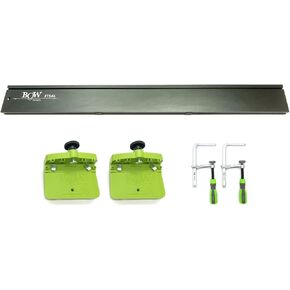 منتجات Bow 46 "XT XTENDER SYSTER - T -TRACK TABLE SEND مع دعامات التغذية XT ومشبكات T -T -TRACH - تناسب مناشير الجدول المحمولة ، وجداول التوجيه ، ومناشير المقاول ، ومناشير النطاق