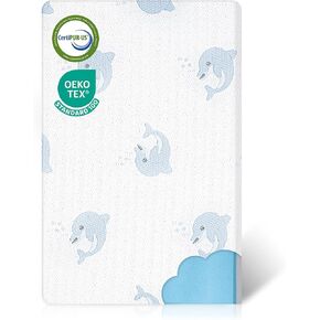 Pack and Play Mattress Pad,38"X26" Pack N Play Mattresses with Dual Sided Memory Foam,Baby Mattress for Pack N Play with Breathable Removeable Cover