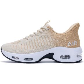 Quseek Women's Slip on Walking Shoes Comfortable Air Running Tennis Shoes Athletic Gym Workout Jogging Fashion Sneakers US 6-11