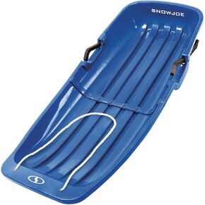 Snow Joe Snow Sled for Kids 4 & Up ، يناسب راكبان ، 34-48 بوصة