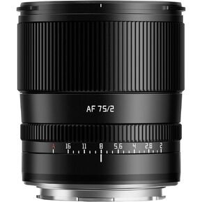 Ttartisan AF 75mm F2 Full Frame Prime Aperture Large for L Mount Cameras Panasonic S1 ، S1R ، S1RII ، S1H ؛ S5 S5 II/S5 IIX S1RM2 S9 ، LEICA T TL TL2 CL ، DC-S5 DC-S1H DC-S1R DC-S1 DC-BS1H (L MOUNT)