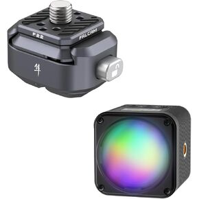ULANZI F22 Basic Quick Release Plate Kit with L3 RGB LED Video Light