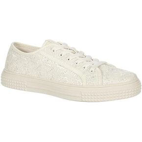 Limelight Lacy - Women's Casual Lace-Up White Lace Fashion Sneakers