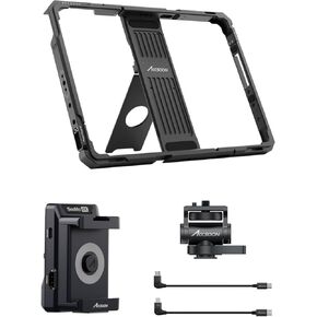 Accsoon SeeMo 4K with Accsoon Powercage Pro II,Turn Your iPad into a Bigger Monitor