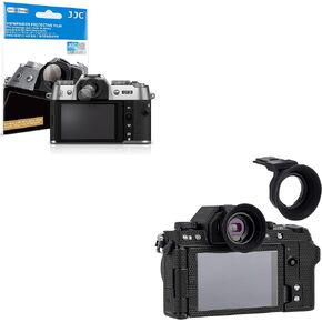 2PCS Viewfinder Screen Protector+Camera Viewfinder Eyecup: 2PCS Viewfinder EVF Screen Protector for Fujifilm XT50 XS20 XS10 X-T30II XT200 XT100 XT30 XT20 XT10 with XS20 XS10 XT200 Eyecup