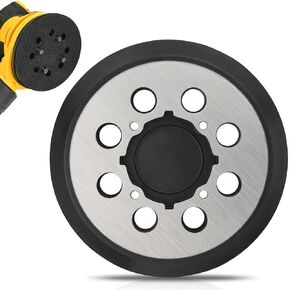 5" 8 Hole Hook and Loop Replacement Metal Sander Pad Compatible with DeWalt DWE6421 6421K DWE6423 6423K DCW210B Random Orbital Sander Part DWE64233 & N329079
