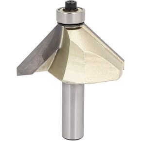 45 Degree Chamfer Router Bits with 1/2" Shank 1" Cutting Length