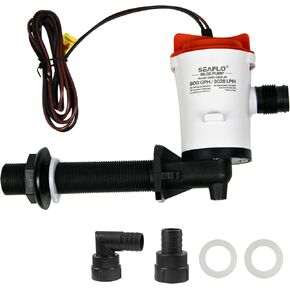 SEAFLO 12V 800GPH Livewell Bilge Pump Submersible Aerator Pumps