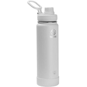 Takeya Actives 24 oz Vacuum Insulated Stainless Steel Water Bottle with Spout Lid, Premium Quality, Watermelon